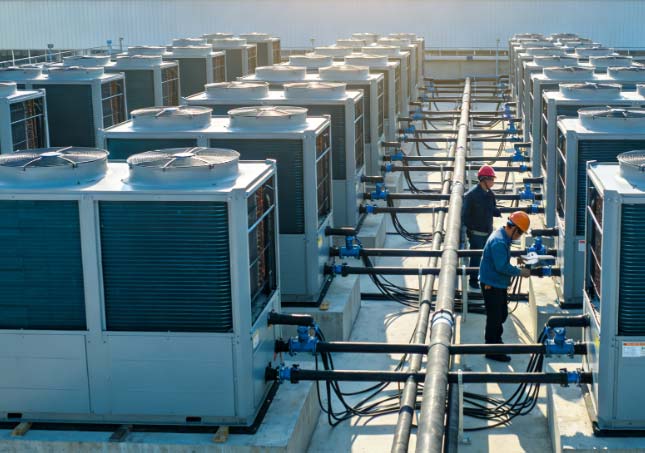 中央空调工程现场